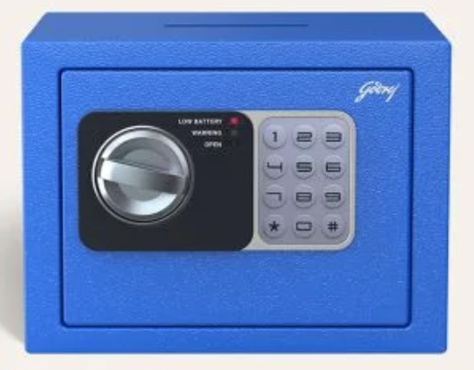 Godrej Dream Box Small Safe -Blue – Godrej Interio safe at Mohan Brothers
