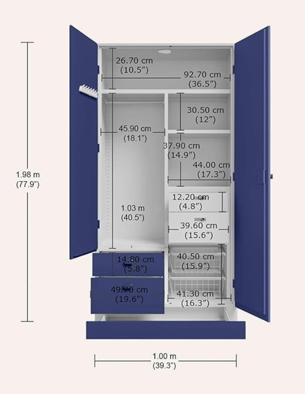 Godrej Auraline Women Premium with Mirror – Godrej Interio Furniture – View 4