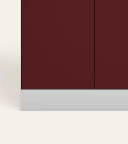 Godrej Slimline Blend 3 Door Almirah Russet – Godrej Interio Furniture – View 5