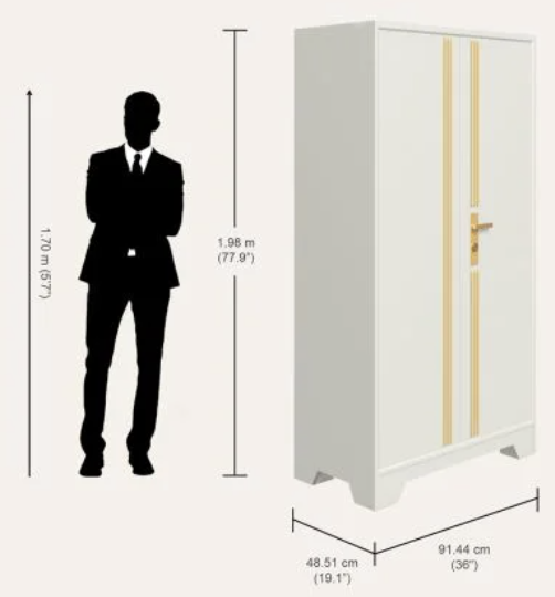 Centurion Plus 2 Door Steel Almirah Godrej – Godrej Interio Furniture – View 5