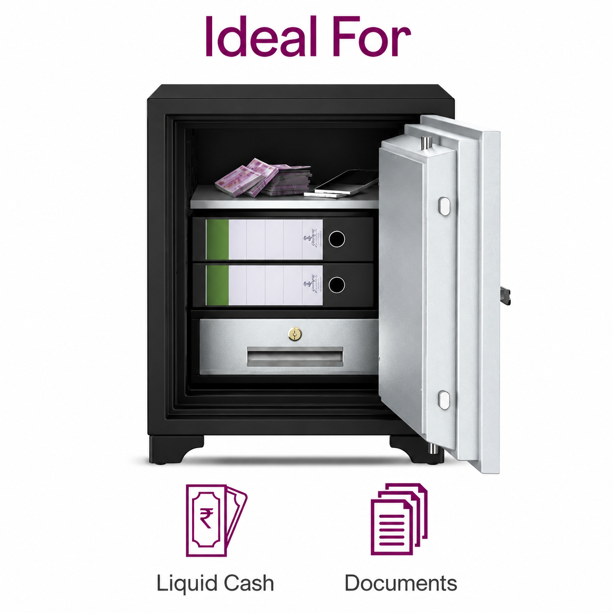 Godrej Centiguard 445 Keylock Fire Retardent – Godrej Interio Furniture – View 4