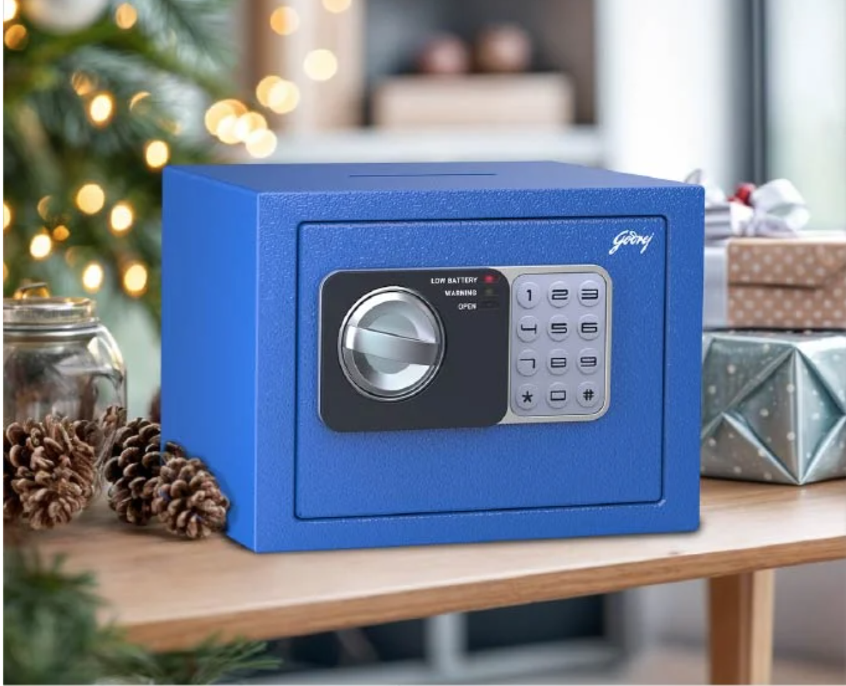 Godrej Dream Box Small Safe -Blue – Godrej Interio Furniture – View 6