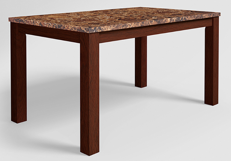 Godrej Amber Dining Table 6 Seater with Honey Dining Chair – Godrej Interio Furniture – View 4