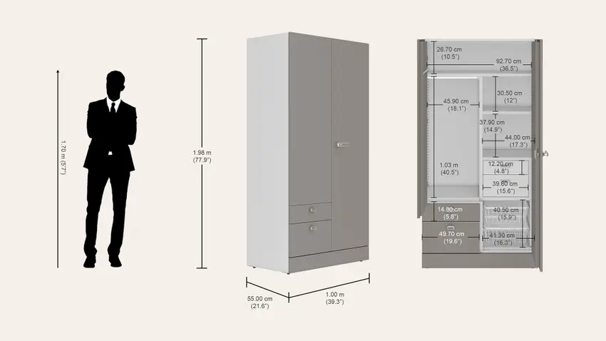Godrej Auraline Women Premium Rocky Grey – Godrej Interio Furniture – View 5