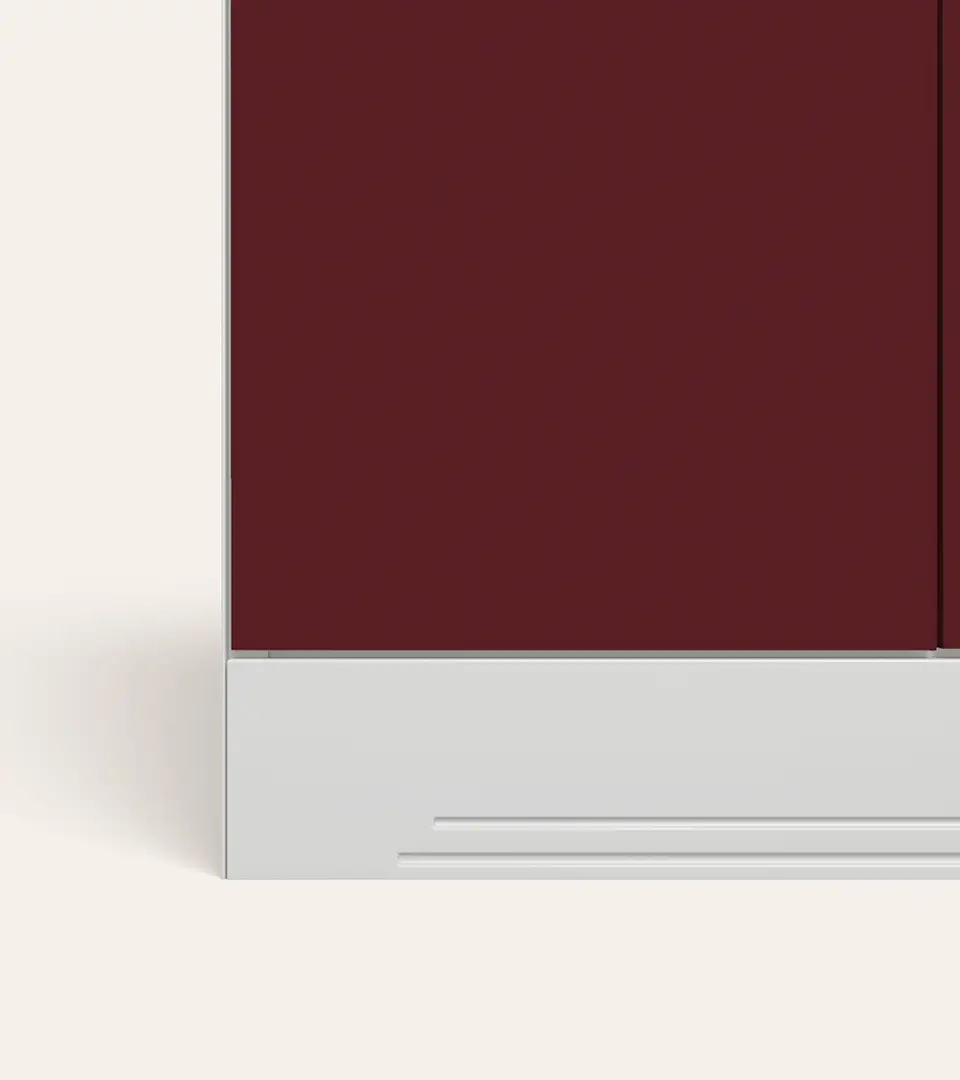 Godrej Slimline 3 Door with locker Russet – Godrej Interio Furniture – View 3