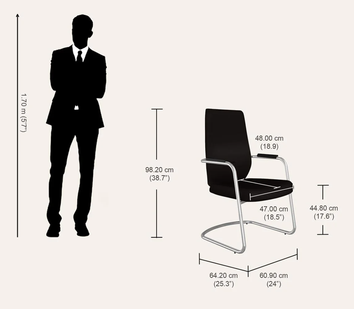 Marvel Visitor Chairs – Godrej Interio Furniture – View 6