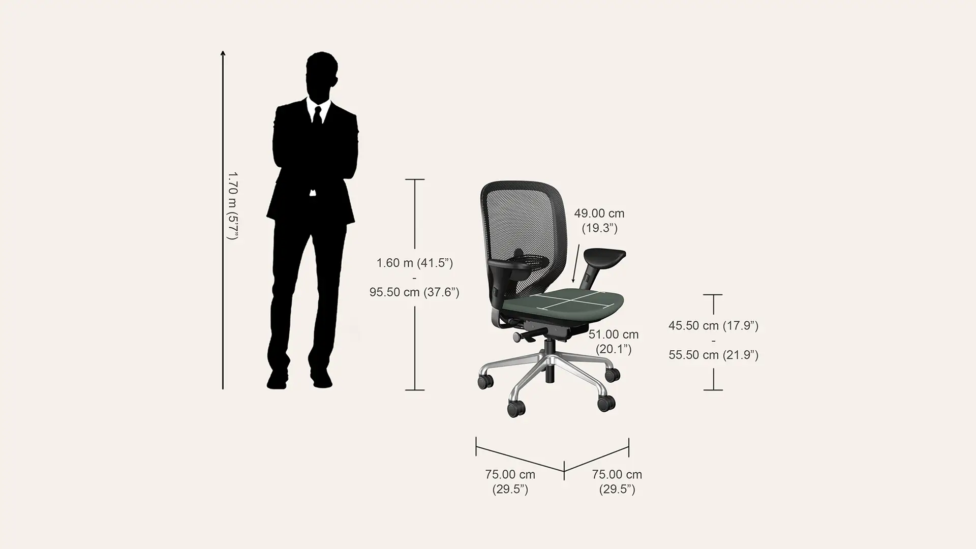 Godrej Ace Chair with Headrest – Godrej Interio Furniture – View 8