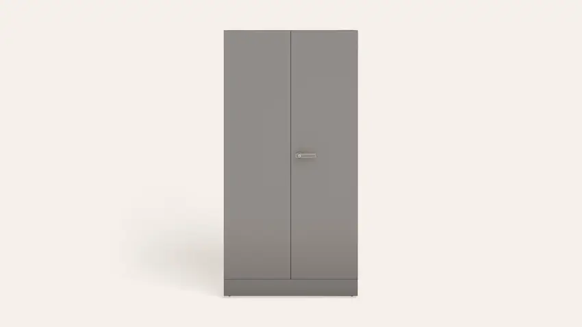 Godrej Auraline Ele 2 Door Wardrobe Matt Rocky Grey – Godrej Interio Furniture – View 2