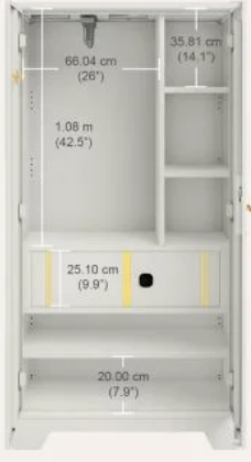 Centurion Plus 2 Door Steel Almirah Godrej – Godrej Interio Furniture – View 6